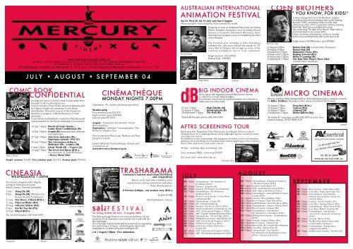 Mercury Cinema Program