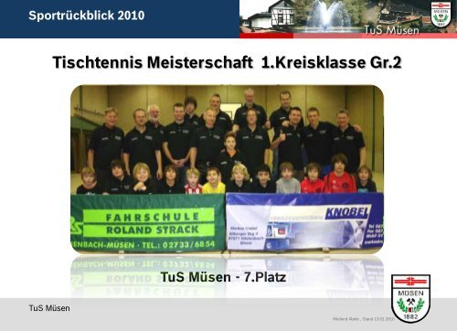 Sportrückblick 2010