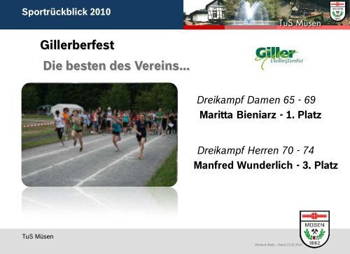 Sportrückblick 2010