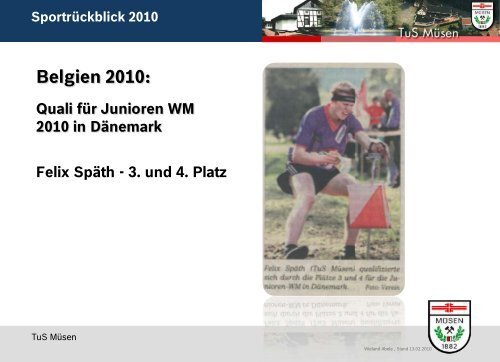 Sportrückblick 2010