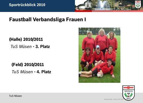 Sportrückblick 2010