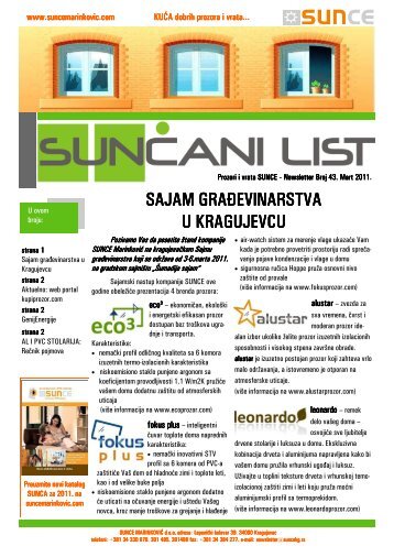 Suncani list 43 - Sunce Marinković