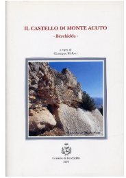 il castello di monte acuto - sardegna e mediterraneo