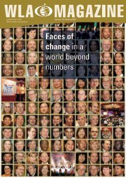 Faces of change in a world beyond numbers - World Lottery ...