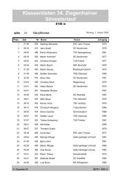 Ergebnisliste 8100m - Tuspo Ziegenhain