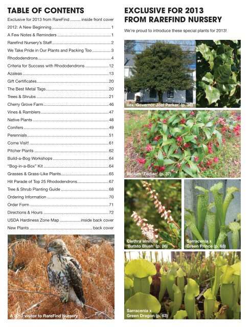 D/L The RFN Catalog Part #1 - Rhododendrons - Rare Find Nursery