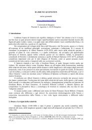 DA BRUNO AD EINSTEIN enrico giannetto enrico.giannetto@unibg ...