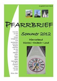 Pfarrbrief Sommer 2012 (4,29 MB) - .PDF - Dienten am Hochkönig