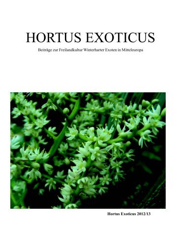 HORTUS EXOTICUS - Exotenbuch.de