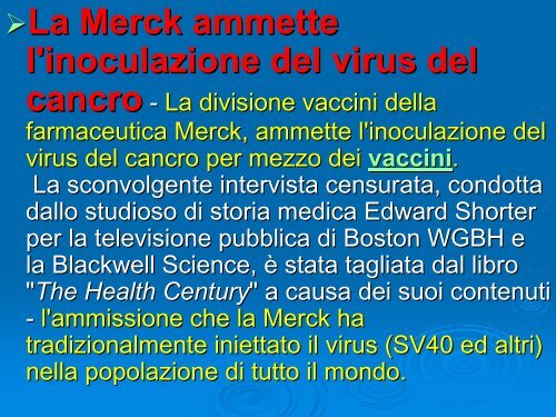 Danni da Vaccino - Dott. Massimo Pietrangeli
