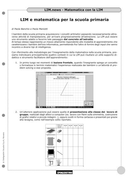 Matematica con la LIM - Scuola primaria