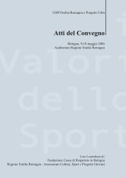 Atti del Convegno - Progetto Ultrà