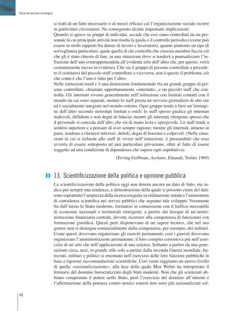 Antologia degli autori più rappresentativi della sociologia