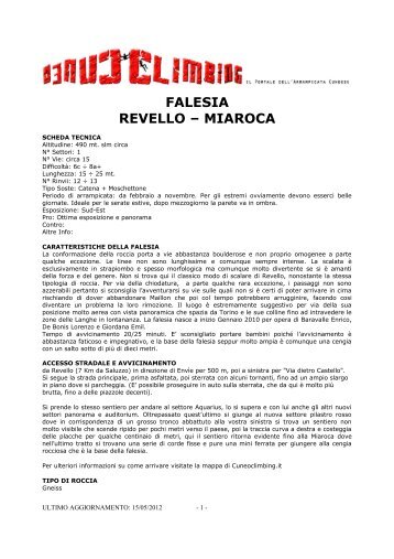 revello - miaroca - Cuneoclimbing