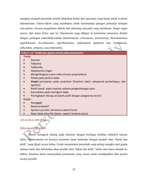 Sistem Pernafasan: Assessment, Patofisiologi, dan Terapi ...