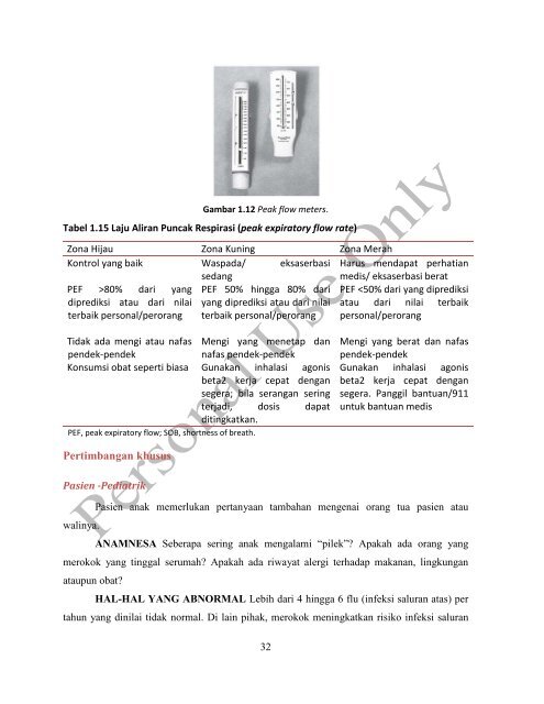 Sistem Pernafasan: Assessment, Patofisiologi, dan Terapi ...