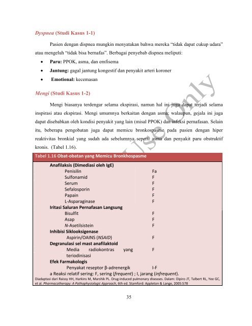 Sistem Pernafasan: Assessment, Patofisiologi, dan Terapi ...