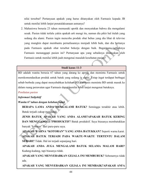 Sistem Pernafasan: Assessment, Patofisiologi, dan Terapi ...