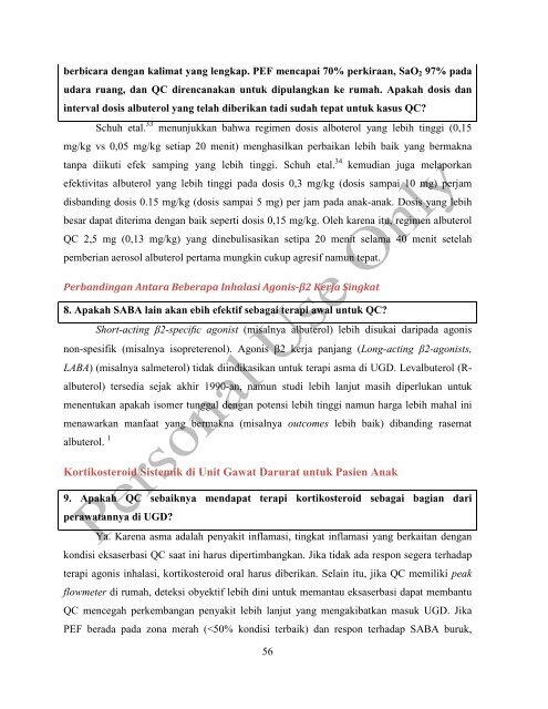 Sistem Pernafasan: Assessment, Patofisiologi, dan Terapi ...