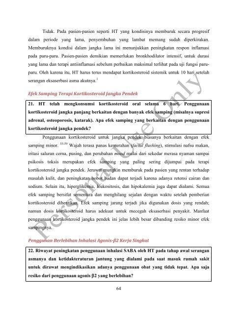 Sistem Pernafasan: Assessment, Patofisiologi, dan Terapi ...