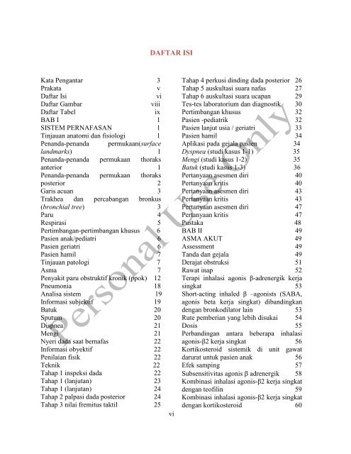 Sistem Pernafasan: Assessment, Patofisiologi, dan Terapi ...