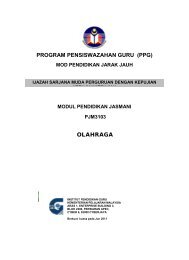 modul olahraga - IPG Kampus Darulaman