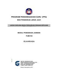 modul olahraga - IPG Kampus Darulaman