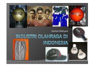 4. Industri olahraga di Indonesia - MB IPB