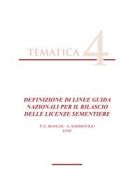 TEMATICA 4 - Regione Umbria - Agricoltura e Foreste
