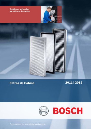 Catálogo Filtros de Cabine 2011 | 2012 - Bosch