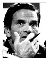 Pier Paolo Pasolini, La poesia che dice tutto– n. 199, novembre 2005