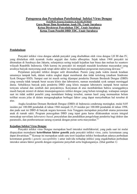 Patogenesa Dan Perubahan Patofisiologi Infeksi Virus Dengue
