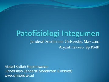 Patofisiologi Integumen.pdf - Unsoed