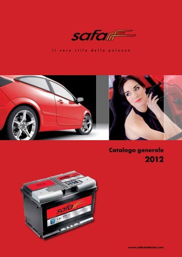 Catalogo generale - Safa-batteries.com