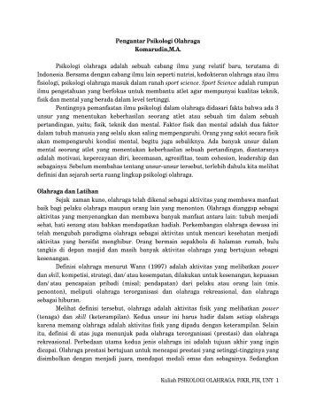 Makalah Gabungan Psikologi Olahraga.pdf - Staff UNY