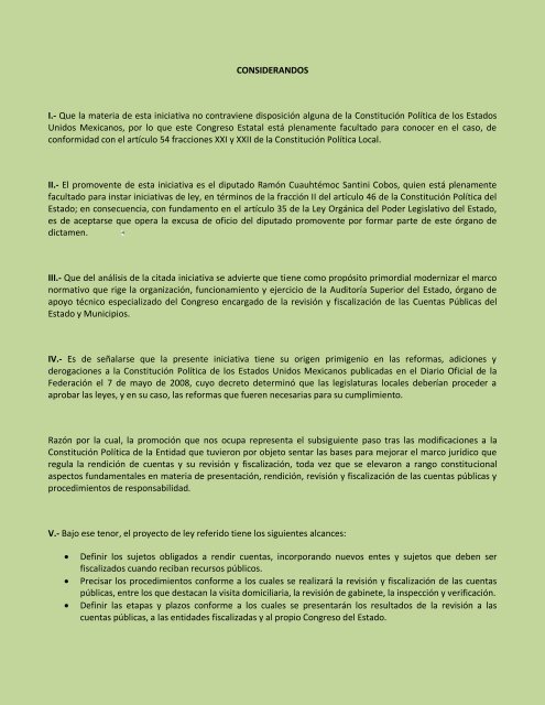 GACETA LEGISLATIVA - Poder Legislativo del Estado de Campeche