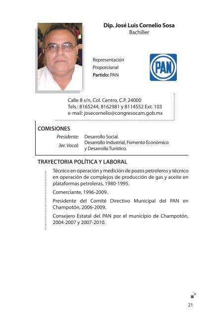 LX LEGISLATURA - Poder Legislativo del Estado de Campeche