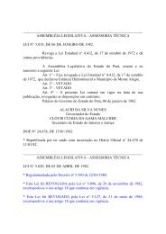 assessoria técnica lei n° 5.019, de - Assembléia Legislativa do ...