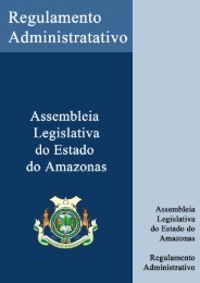 Reg. Administrativo - Assembléia Legislativa do Estado do Amazonas