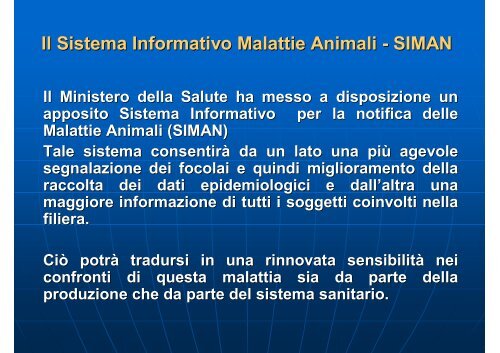 Ministero della Salute Mixomatosi Aspetti legislativi e di polizia ...