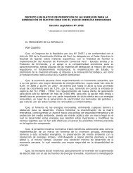 Decreto Legislativo Nº 1002 - Ministerio de Energía y Minas