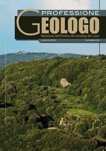 Leggi tutto... - Ordine dei Geologi del Lazio