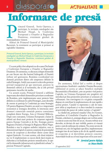 Coperta nr. 4 CURBE - RevistaDiaspora.RO