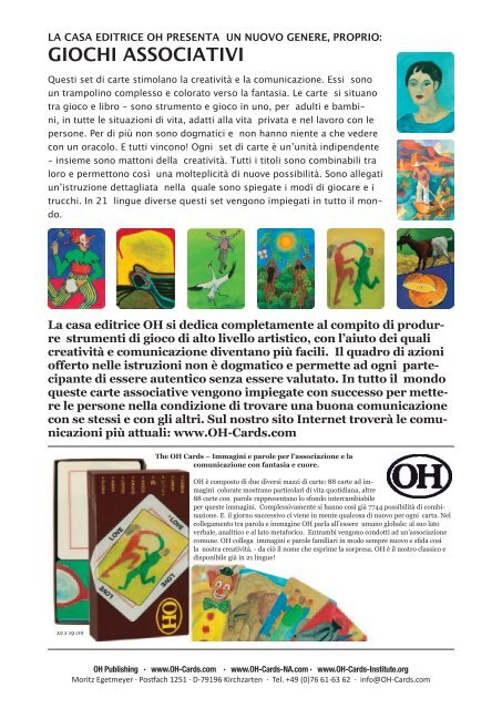 giOcHi assOciativi - OH-Cards