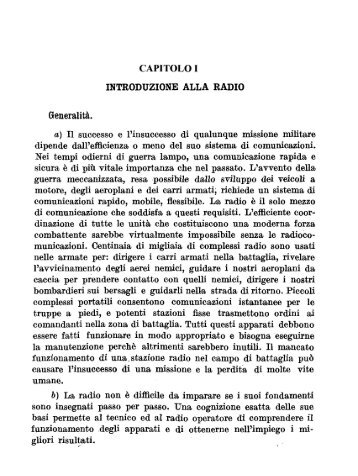 Radio Manuale per Militari - Il Sito di Andrea Fracassi