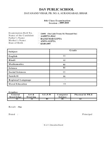 dav public school - Mega Write