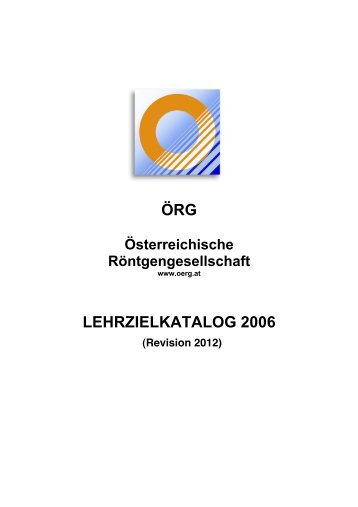 Lehrzielkatalog (Version 2012/02) - Österreichische ...