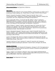 MUHC Department of Medicine - Faculty of Medicine - McGill