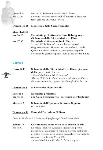 Bollettino Parrocchiale di Ascona - Parrocchia di Ascona