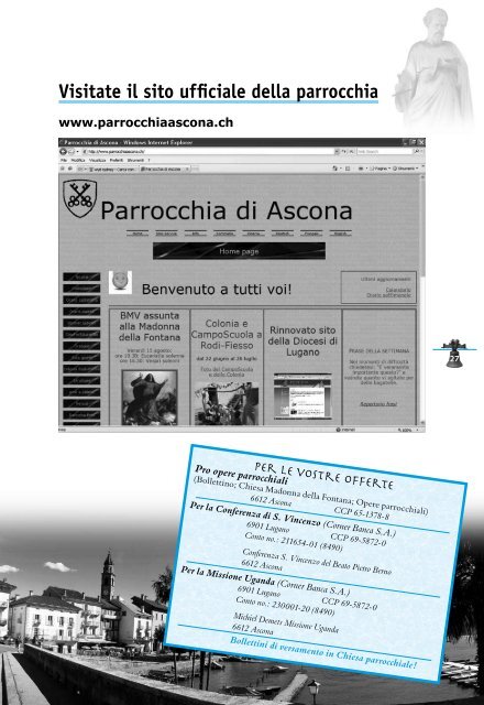 Bollettino Parrocchiale di Ascona - Parrocchia di Ascona